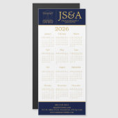 Dark Blue Gold Justice Columns Law Firm Logo 2026 (Voorkant / Achterkant)