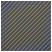 Dark Blue & Gold Stripes Stof (Swatch)