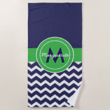 Dark Blue Green Chevron