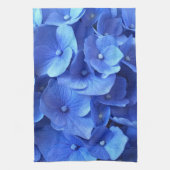 Dark Blue Hydrangeas Theedoek (Verticaal)