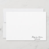 Dark blue Iris Bedankkaart (Achterkant)