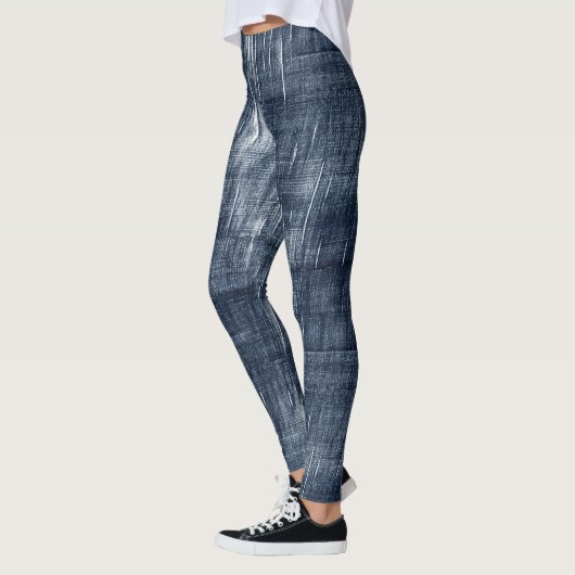 Dark Blue Jean Faux Denim (not actual denim) Leggings (Links)