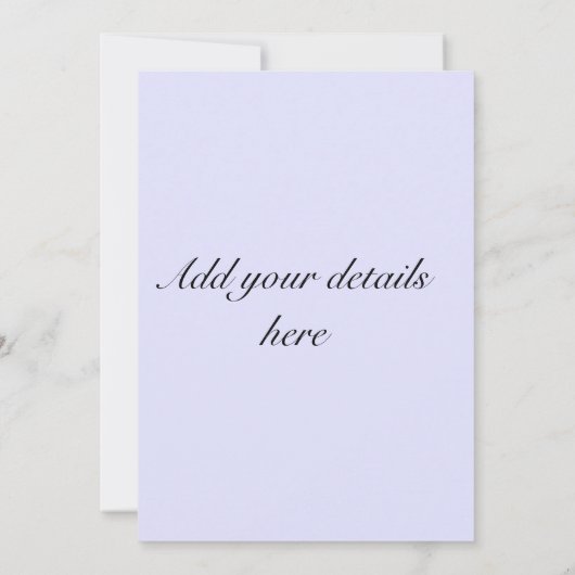 Dark Blue Knoted Nautical Wedding Invitation Kaart (Achterkant)