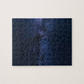 Dark Blue Milky Way Universe Stars Patroon Legpuzzel (Horizontaal)