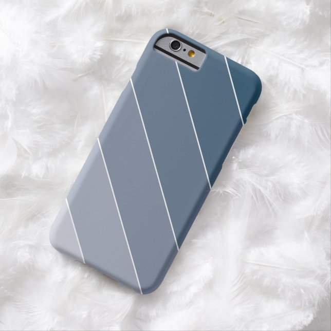 Dark Blue Ombré Stripes Case-Mate iPhone Case (Voorbeeld)