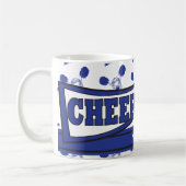 Dark Blue personaliseert Cheerleader Koffiemok (Links)
