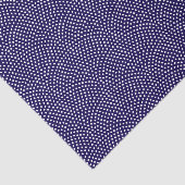 Dark Blue Same Komon (op grote schaal) Tissuepapier (Detail)