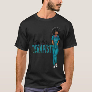 Dark Blue Scrubs Ademhalingstherapeut Nursing Bla T-shirt