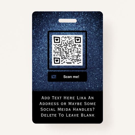 Dark Blue Security ID-badge IT-wetshandhaving Badge (Achterkant)