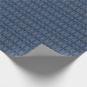 Dark Blue Sky Tie Dye Patroonstijl Cadeaupapier (Hoek)