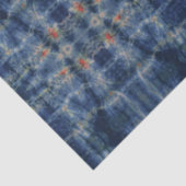 Dark Blue Sky Tie Dye Patroonstijl Tissuepapier (Detail)
