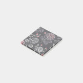 Dark Blush Rozen Floral Art design Post-it® Notes (Schuin)
