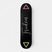 Dark Board Unisex gepersonaliseerd Persoonlijk Skateboard (Voorkant)