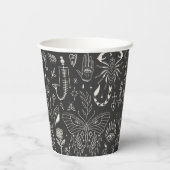 Dark Boho Coven Papieren Bekers (Achterkant)