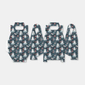 Dark Boho Ghost Pattern Favoriete Box Bedankdoosjes (Uitgevouwen)