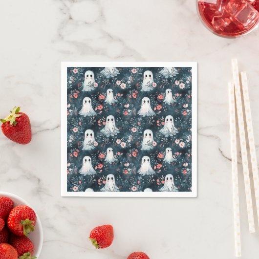 Dark Boho Ghost Pattern Servetten (Insitu)