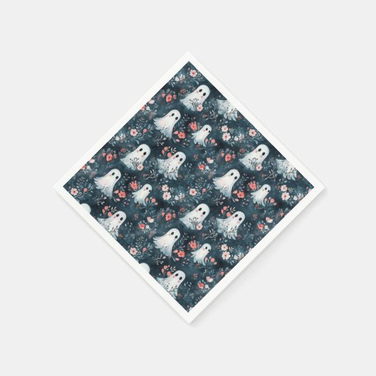 Dark Boho Ghost Pattern Servetten (Hoek)