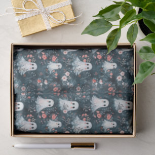 Dark Boho Ghost Pattern Tissue Paper Tissuepapier
