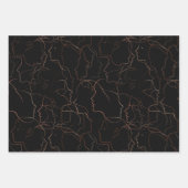 Dark Botanical Faces Wrapping Paper Set (Voorkant 3)