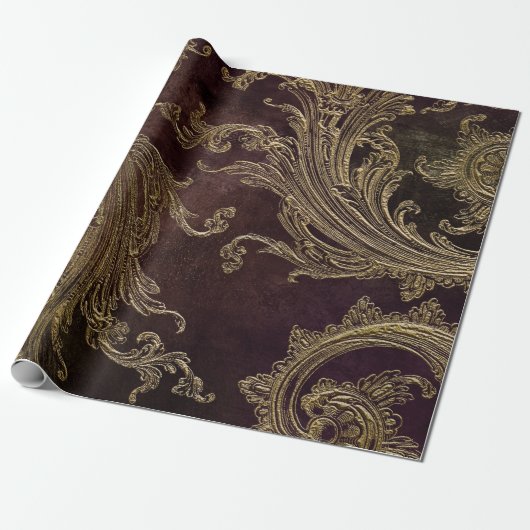 Dark Boudoir Cadeaupapier (Uitgerold)