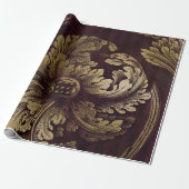 Dark Boudoir Cadeaupapier (Uitgerold)