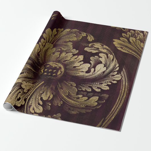 Dark Boudoir Cadeaupapier (Uitgerold)