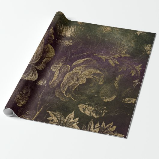 Dark Boudoir Cadeaupapier (Uitgerold)