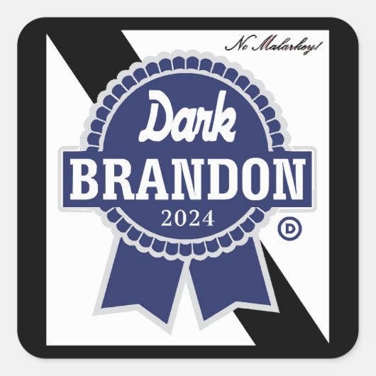 Dark Brandon 2024 Vierkante Sticker (Voorkant)