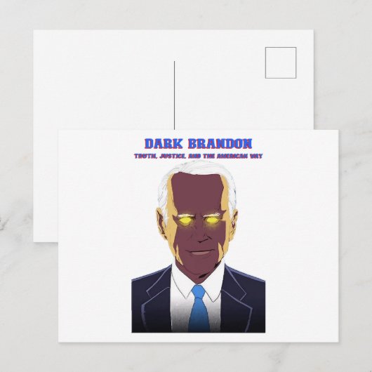 Dark Brandon Briefkaart (Voorkant / Achterkant)