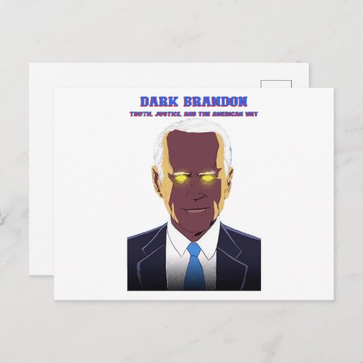 Dark Brandon Feestdagenkaart (Voorkant / Achterkant)