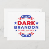 Dark Brandon Feestdagenkaart (Voorkant / Achterkant)