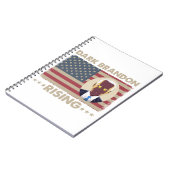 Dark Brandon Funny Joe Biden Meme Notitieboek (Linkerzijde)