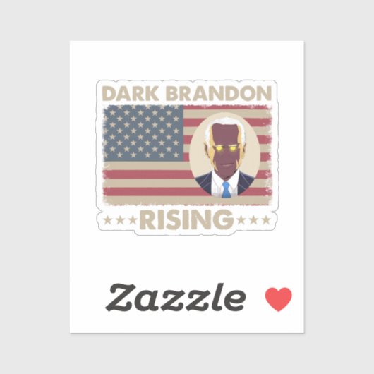 Dark Brandon Funny Joe Biden Meme Sticker (Vel)