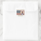 Dark Brandon Funny Joe Biden Meme Vierkante Sticker (Tas)