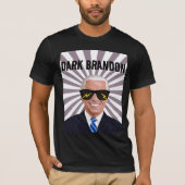 Dark Brandon Joe Biden Zonnebril T-shirt (Voorkant)