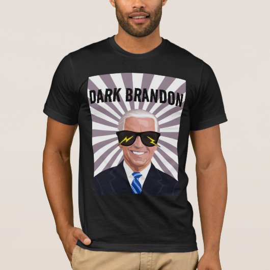 Dark Brandon Joe Biden Zonnebril T-shirt (Voorkant)