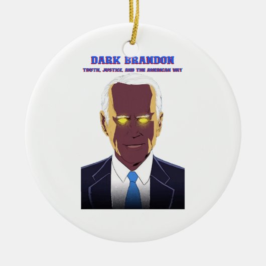 Dark Brandon Keramisch Ornament (Voorkant)