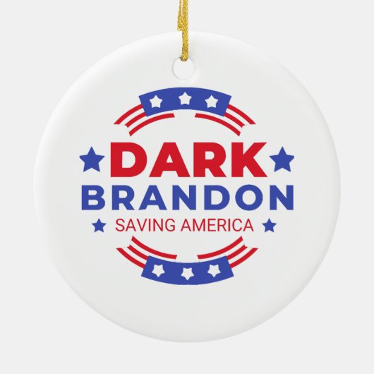 Dark Brandon Keramisch Ornament (Achterkant)