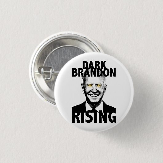 Dark Brandon Rising Ronde Button 3,2 Cm (Voorkant /achterkant)