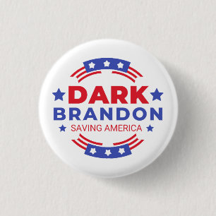Dark Brandon Ronde Button 3,2 Cm