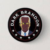 Dark Brandon Ronde Button 5,7 Cm (Voorkant)