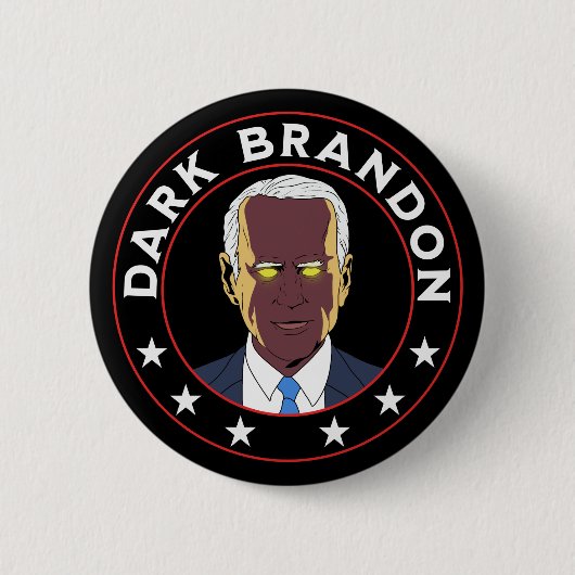 Dark Brandon Ronde Button 5,7 Cm (Voorkant)
