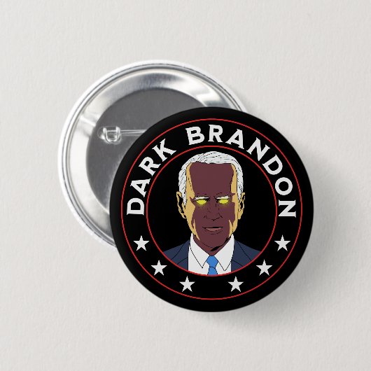 Dark Brandon Ronde Button 5,7 Cm (Voorkant /achterkant)