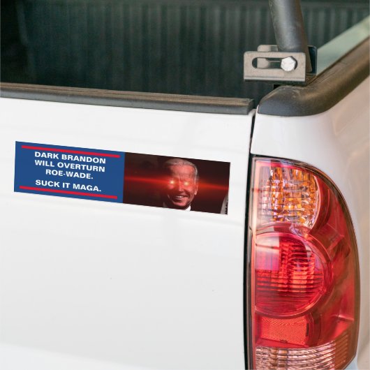 DARK BRANDON ZAL ROE-WADE OMVERWERPEN BUMPERSTICKER (Op Truck)