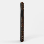 Dark Bronze Oranje Glitter Case-Mate iPhone Case (Achterkant/rechts)