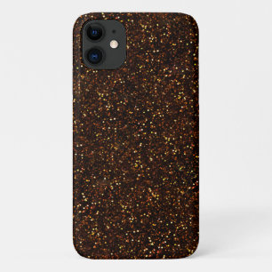 Dark Bronze Oranje Glitter Case-Mate iPhone Case