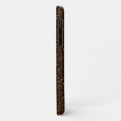 Dark Bronze Oranje Glitter Case-Mate iPhone Case (Achterkant/links)