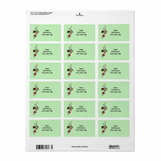Dark Brown Hair Woman Tennis Player-Adresetiketten Etiket (Full Sheet)