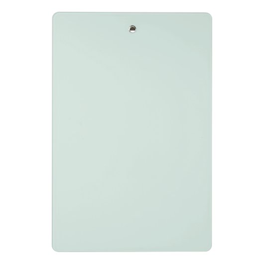 Dark Brown Micro Floral Sage Green Mini Klembord (Achterkant)