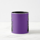Dark Bunny – Gothic Easter Art - caneca Mok (Midden)